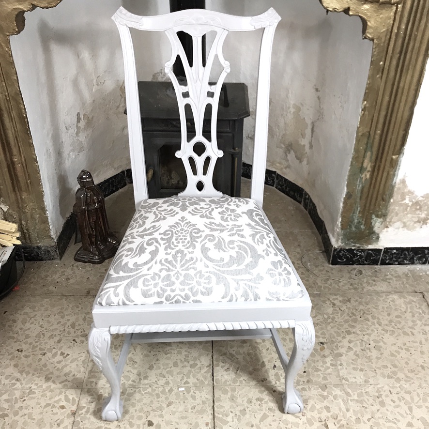Dining Table & 6 Chairs in Grey - Image 13