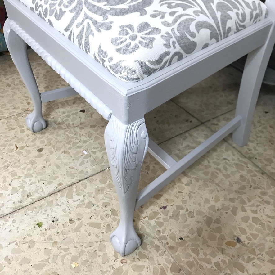 Dining Table & 6 Chairs in Grey - Image 14