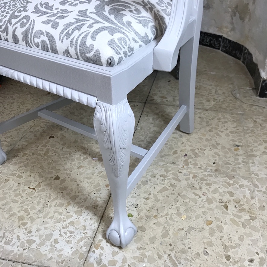 Dining Table & 6 Chairs in Grey - Image 11