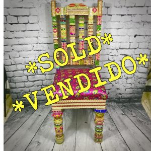 Indian Trimmings Chair