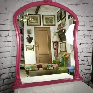 Large Fuscia Mirror