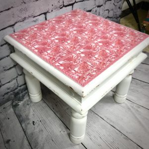 Smaller Decoupaged Wooden Table