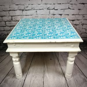 Decoupaged Wooden Table