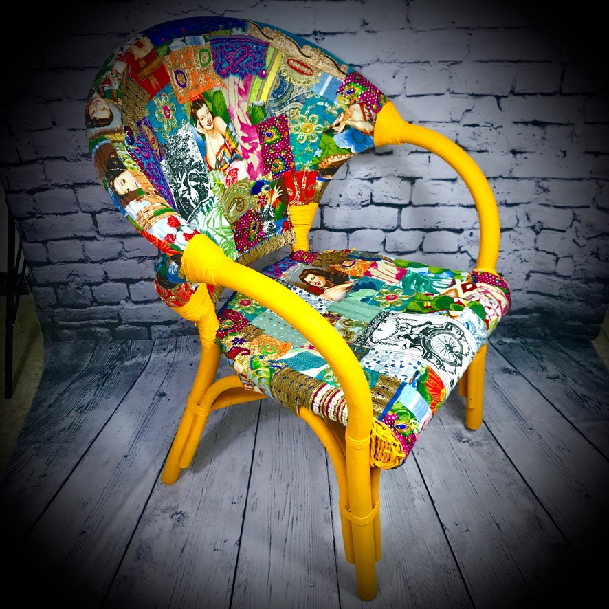 Colourful Cane Chair