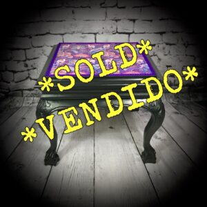 Small, Indian-Print Table