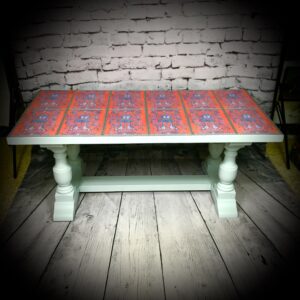 Orange/Giraffe Coffee Table
