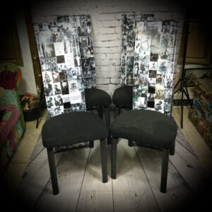 4 B&W Dining Chairs