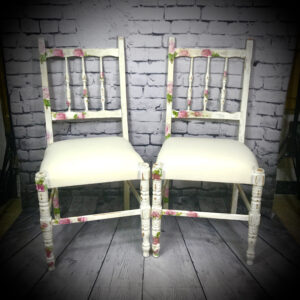 ** REDUCED ** A Pair of Shabby Chic Chairs