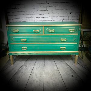 Green & Gold Sideboard