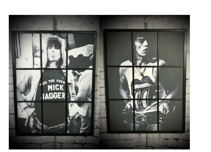 **REDUCED** Mick Jagger & Keith Richards Wall Art