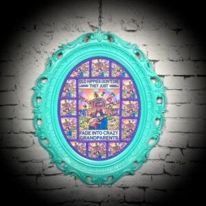 "Old Hippies" Wall Art