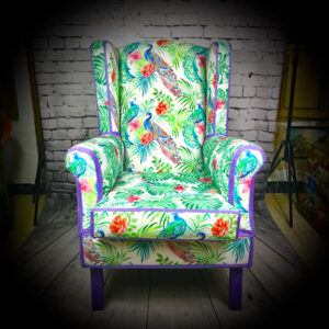 peacocks armchair
