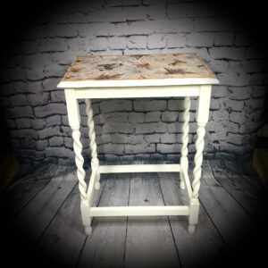 White table with Lillies