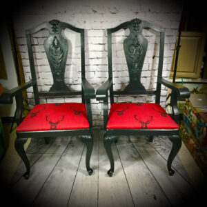 2 "Stag" Carver Chairs