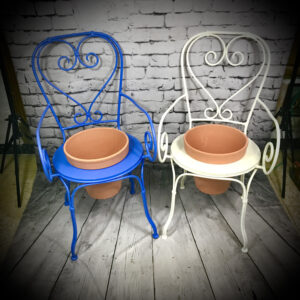 2 planter chairs