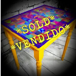 Colourful Side Table