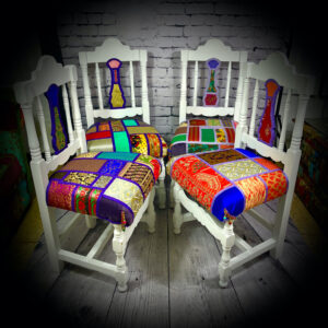 boho 4 dining chairs 220629
