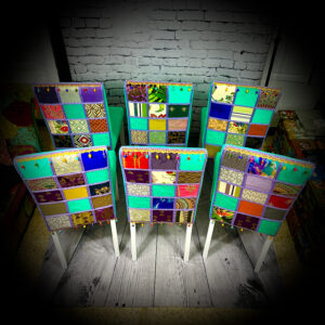 boho 6 green dining chairs 220725