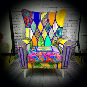 Boho Winged Armchair 220915