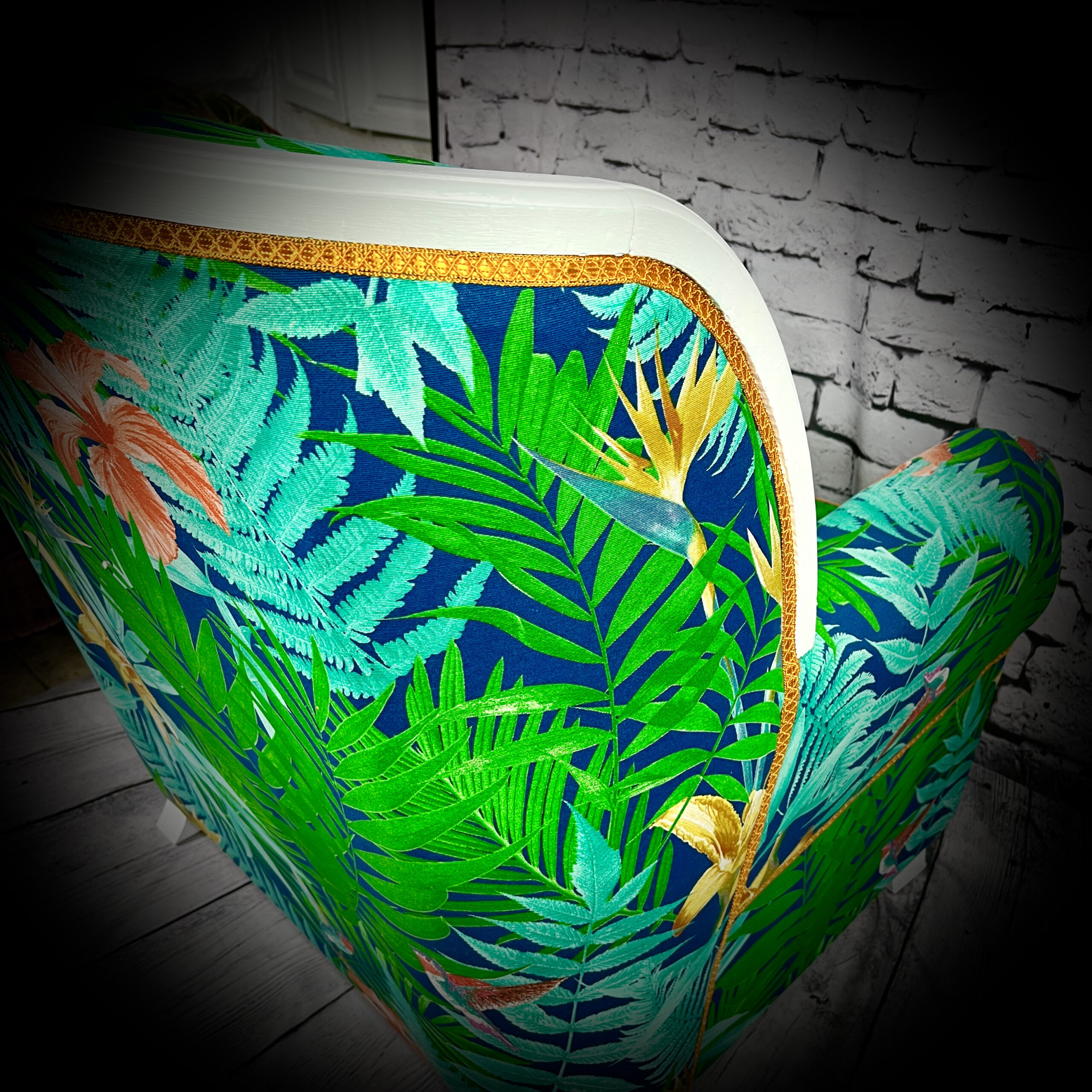 Large, Colourful Armchair - Image 7