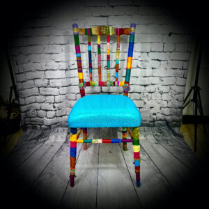 BoHo Wooden Chair 221129