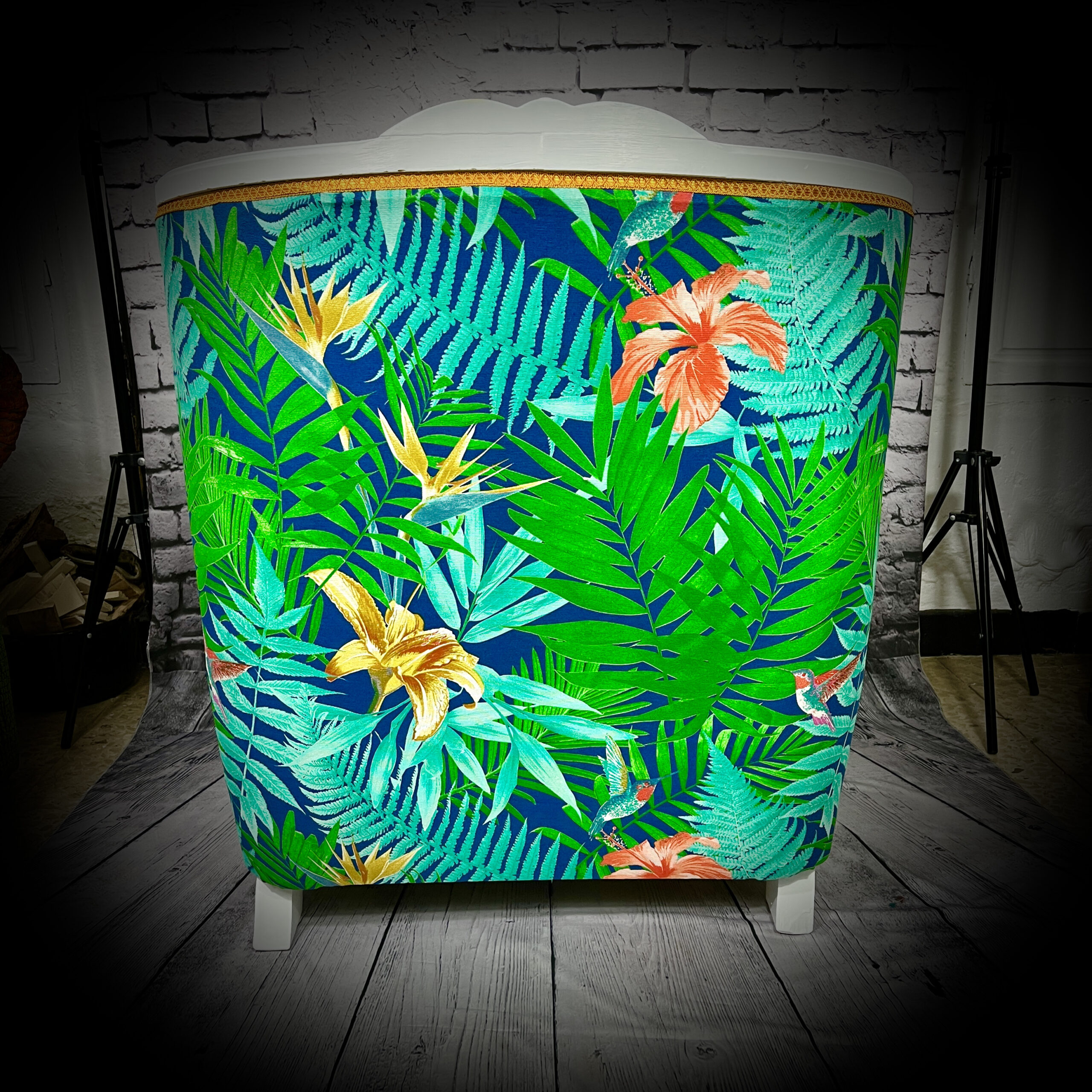 Large, Colourful Armchair - Image 5