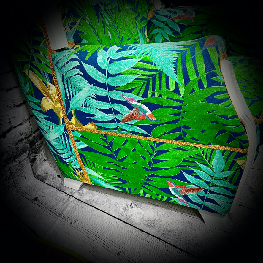Large, Colourful Armchair - Image 10