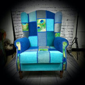 BoHo Blue Armchair 221129