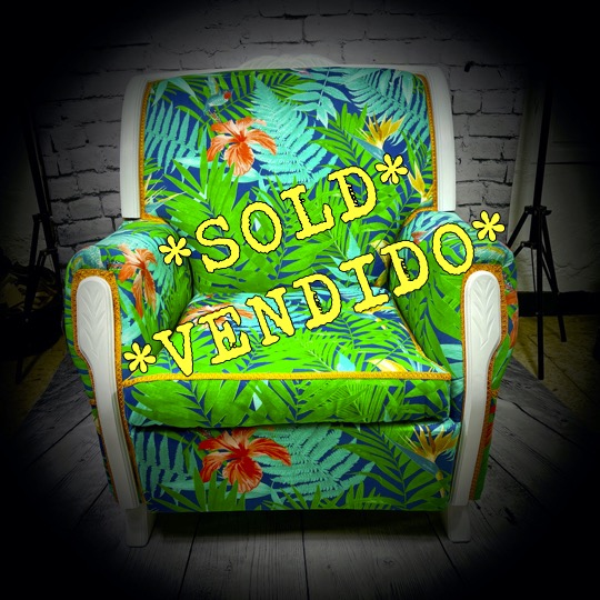 Large, Colourful Armchair