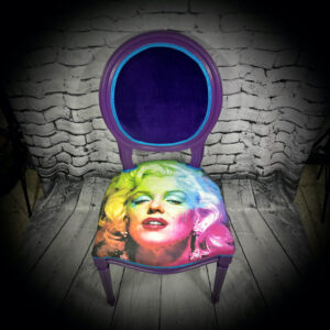 Marilyn & Purple Chair 230206
