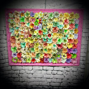 Paper Flowers Wallart 230427