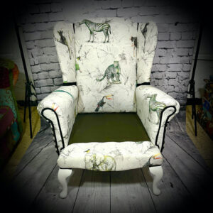 African Animals Armchair 230427