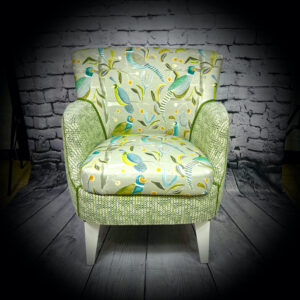 bubbles & pheasants tub chair 230329
