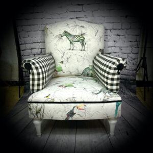 african animals armchair 230621