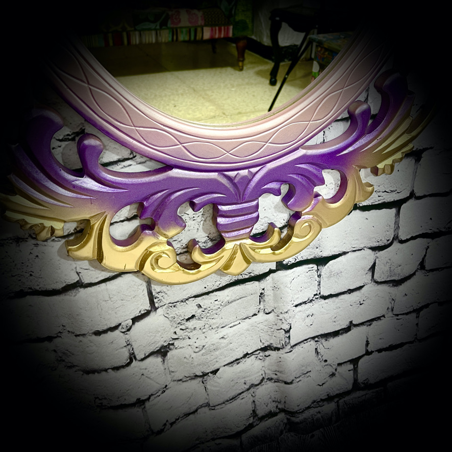 Large, Ornate Mirror - Image 5