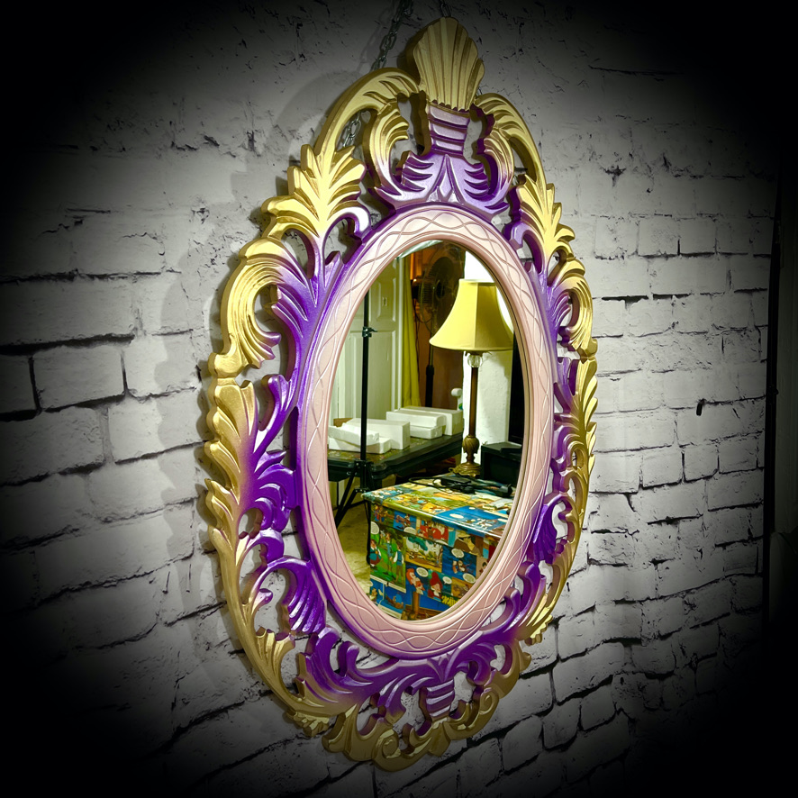 Large, Ornate Mirror - Image 3