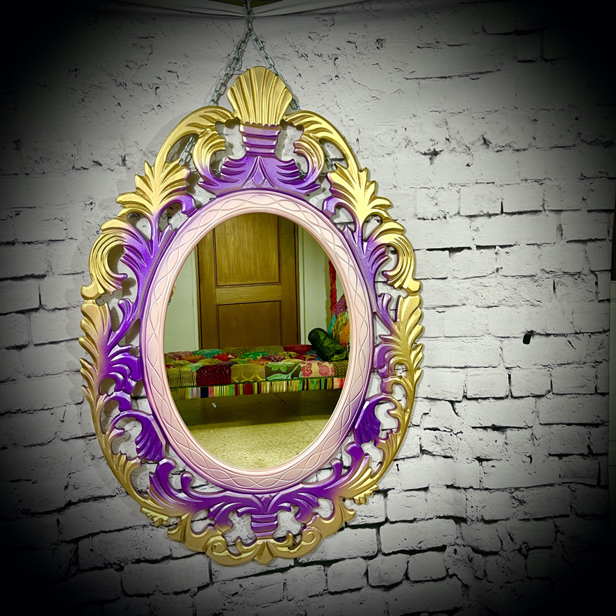 Large, Ornate Mirror - Image 2