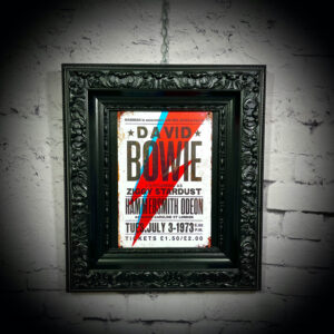 Bowie "Ticket" Framed Wall Art