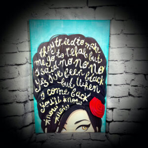 Wall Art - Amy Winehouse "Beehive"
