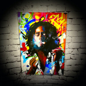 Wall Art - Bob Marley Smoking