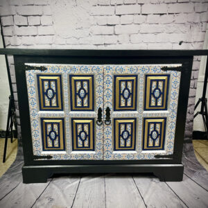 Decoupage, Gold and Silver Sideboard