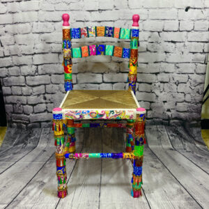 Boho Chair with Gold Seat 240906