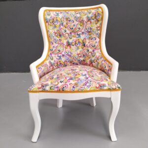 Colourful Boudoir Chair 240826