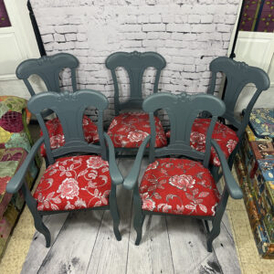 7 Grey and Red Chairs 241007