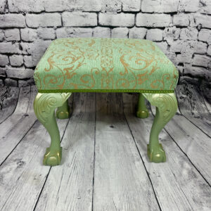 Green and Gold Stool 241007