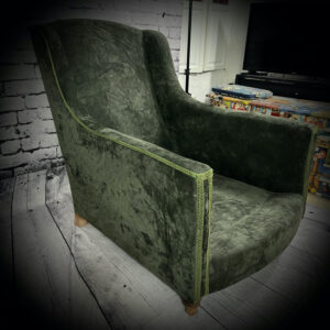 bottle green armchair 241217