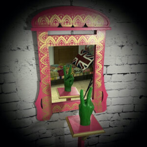 Pink and Gold Mirror