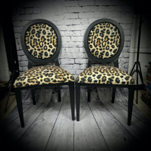 2 Leopard Chairs 241203