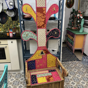 BoHo coatstand with seat 250203