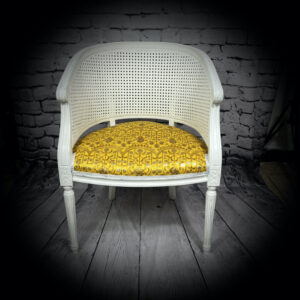 "LLoyd Loom" yellow chair 250325